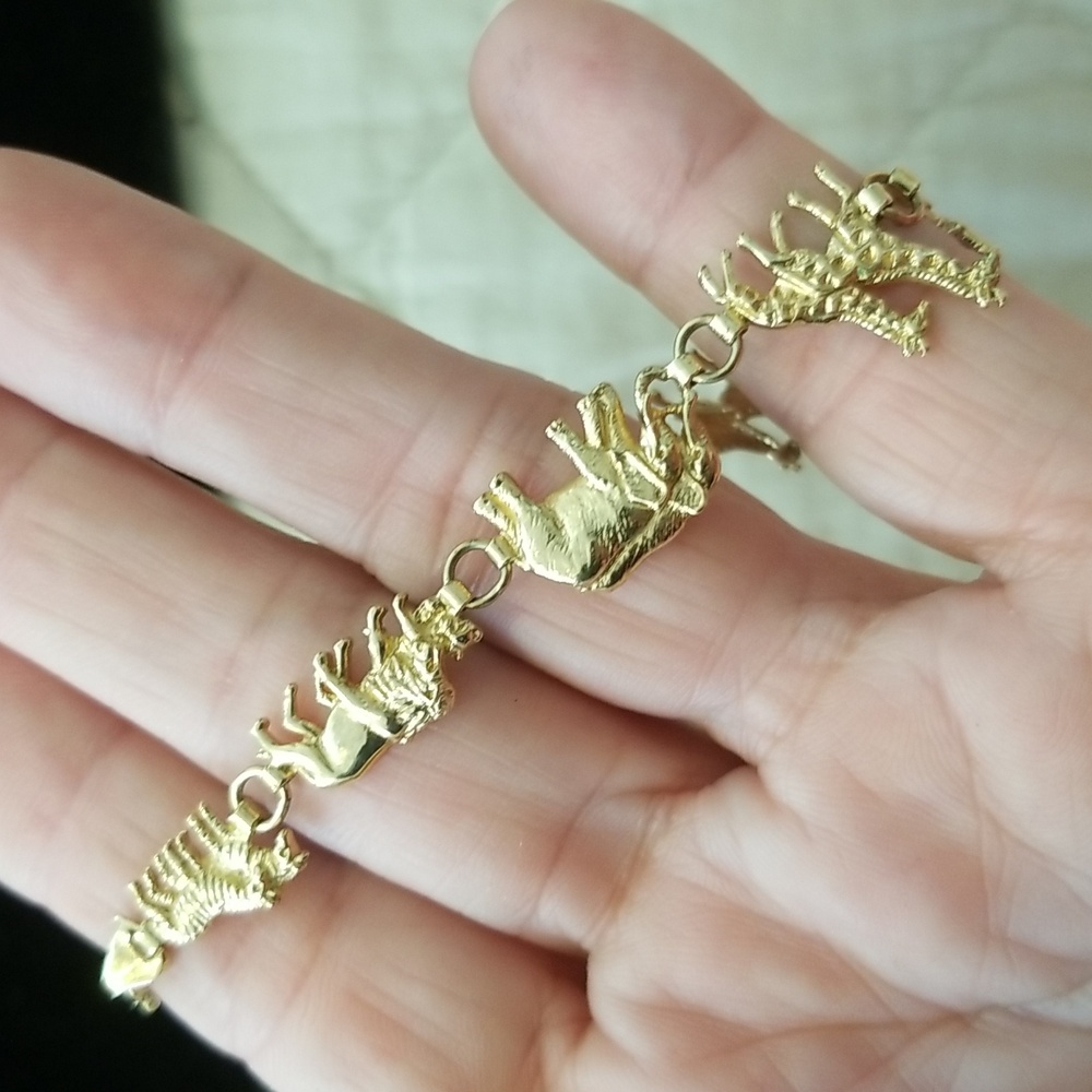 10k (417) Noah's Arc Vintage Bracelet - Picture 8 of 17